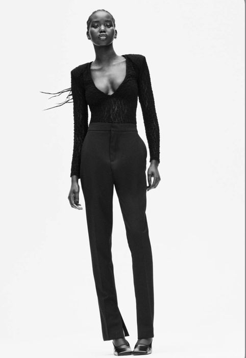 Zara S дантелено боди