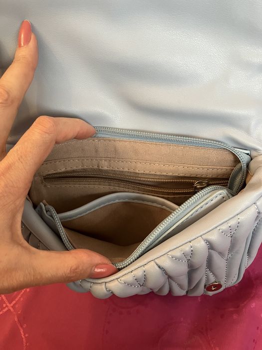 Сладка светлосиня дамска чанта