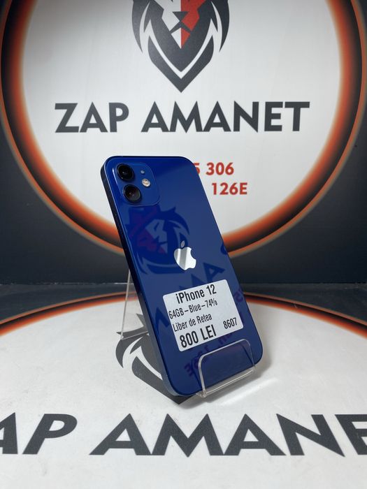 ZAP AMANET Vitan - iPhone 12 - 64GB - Blue - 74%