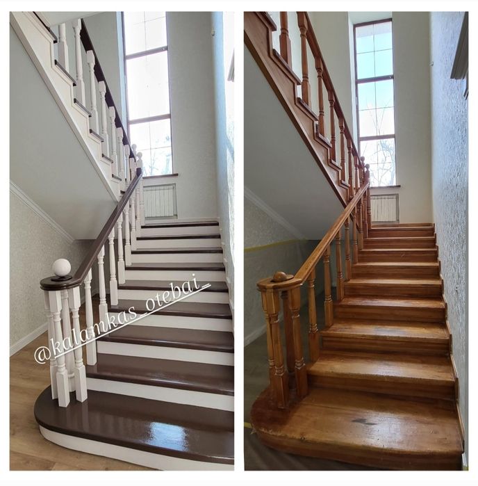 Реставрация/покраска двери/лестницы