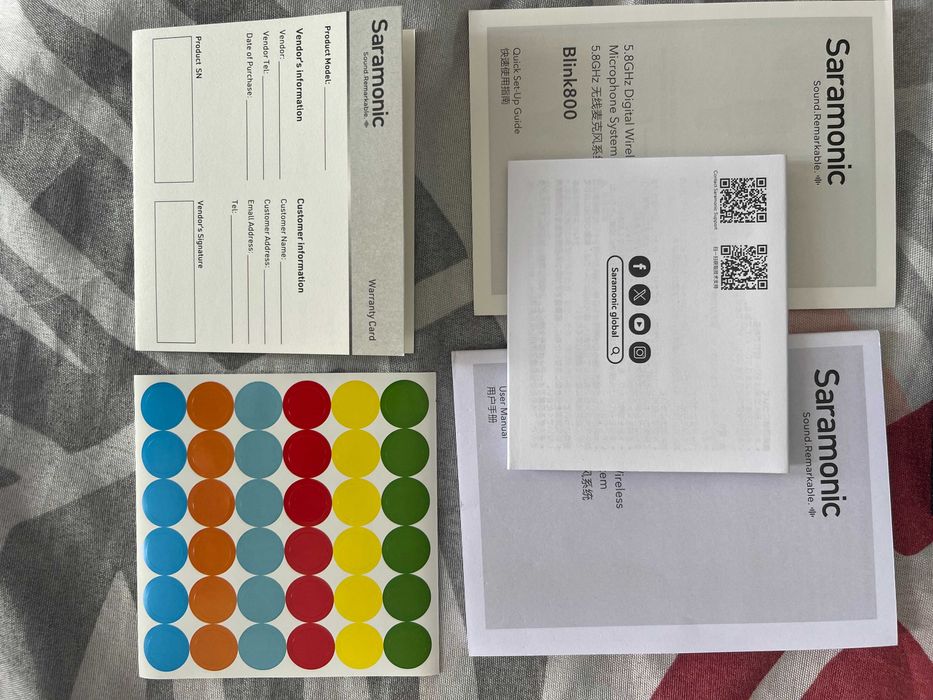 Saramonic Blink 800 B2 5.8GHz Wireless XLR система