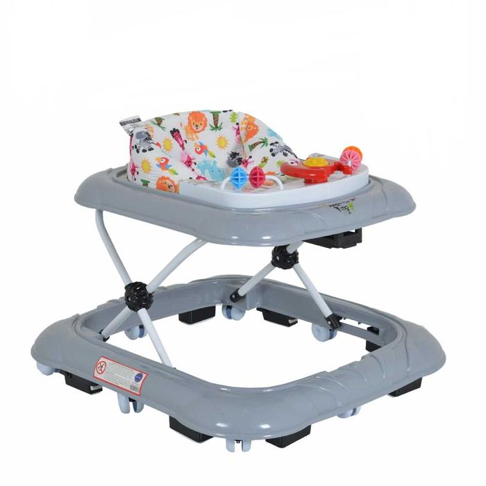 Premergator cu panou interactiv Moni Jungle Fun Plus Grey