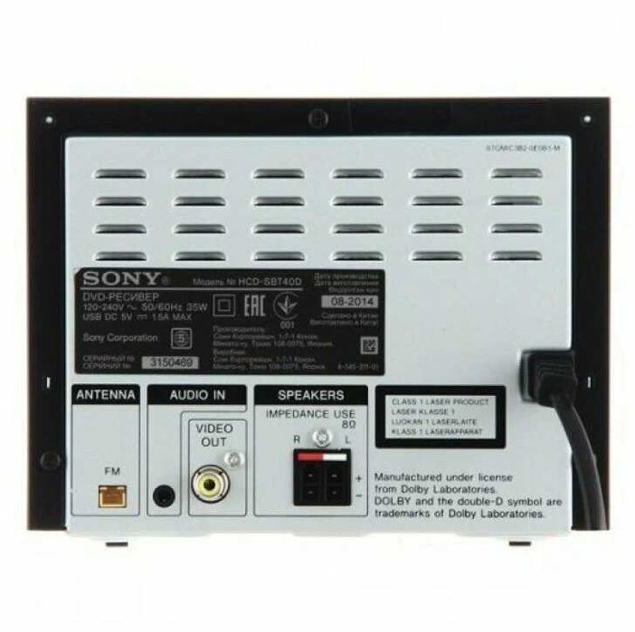 Sony CMT-SBT40D Музыкальный центр  Bluetooth