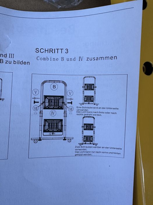 Lampă de lucru LED 200W 20000LM stativ reglabil IP66 6500K cablu și ștecher 3m – 230V