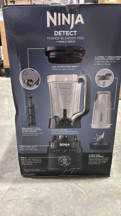 Блендер стационарный 2в1 Ninja TB301 черный