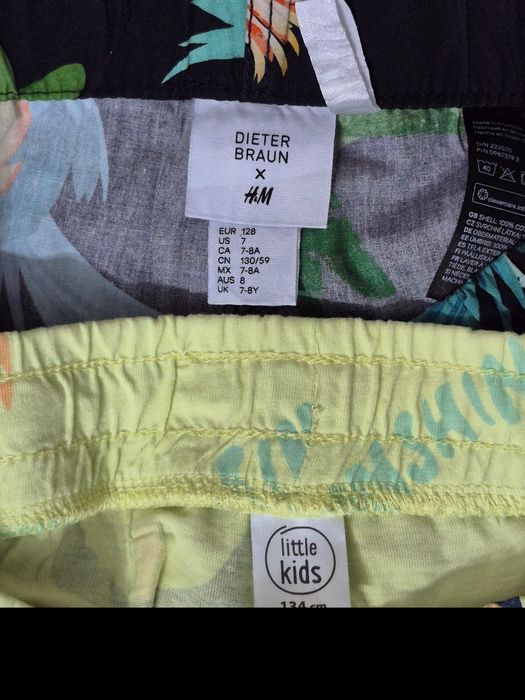 2 perechi pantaloni scurți copii mărimea 128-134