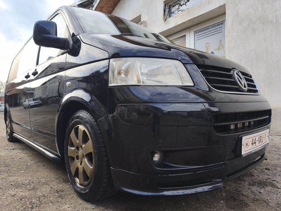 VW Transporter T5 2.5 TDI 131 CP  euro 4 lung AC import Olanda 5 locuri piele
