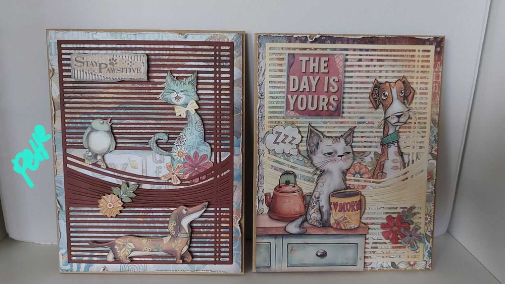 Персонализирана картичка за мъж или жена, ръчно изработена