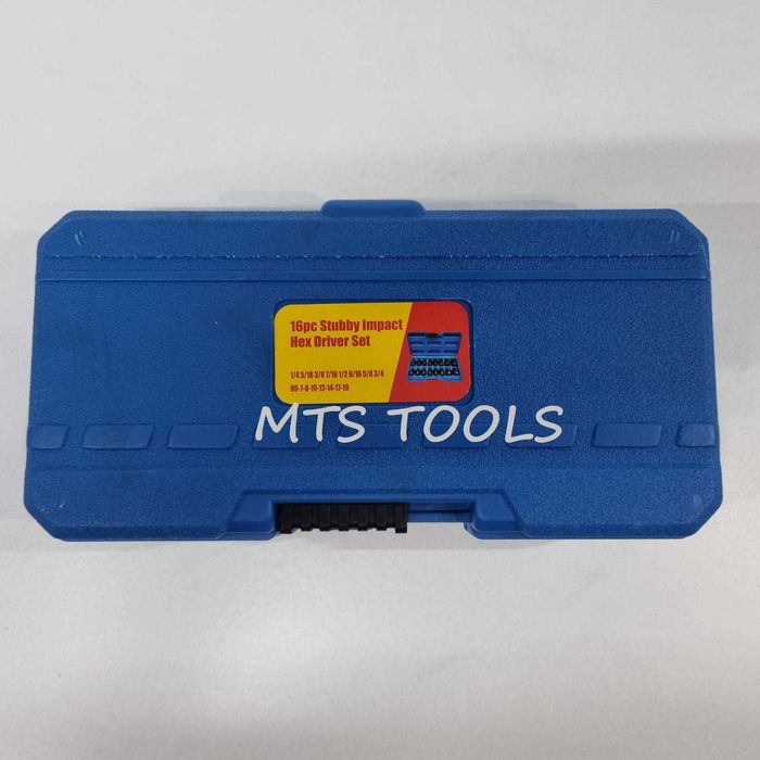 Trusa 3/8 16 piese imbus impact hex metric