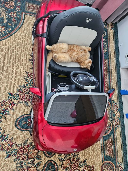 Детская машина на пульте управления.