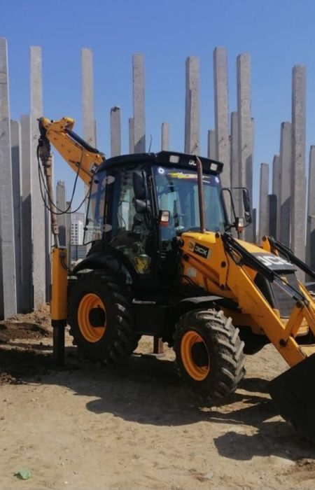 Экскаватор,  гидромолот, ямобур