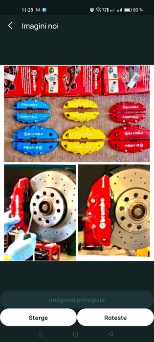 Capace etrieri Brembo 4 buc , Capace decorative brembo