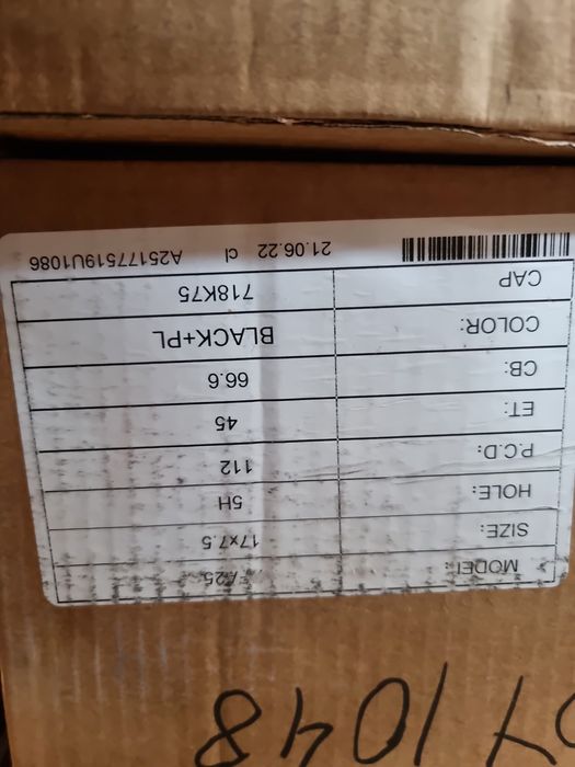 17цола Мерцедес Mercedes 4бр