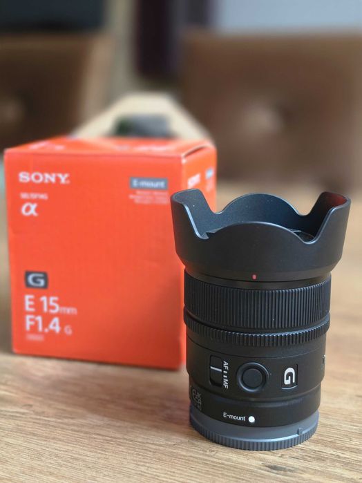 Obiectiv Sony G, 15mm F 1,4 crop