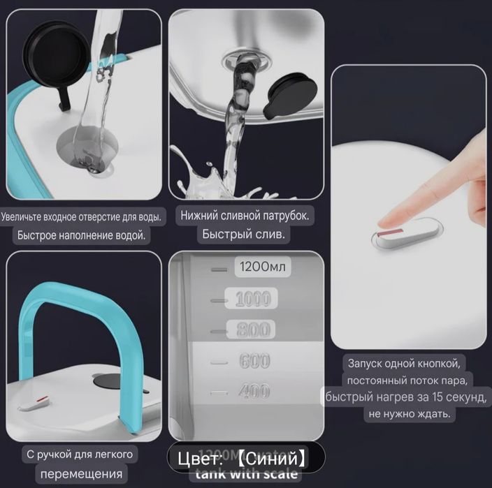 Продам пароочиститель, компактный/ручной