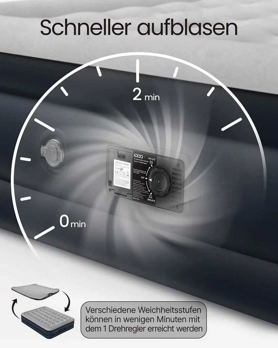 Saltea gonflabila 203x152x46cm