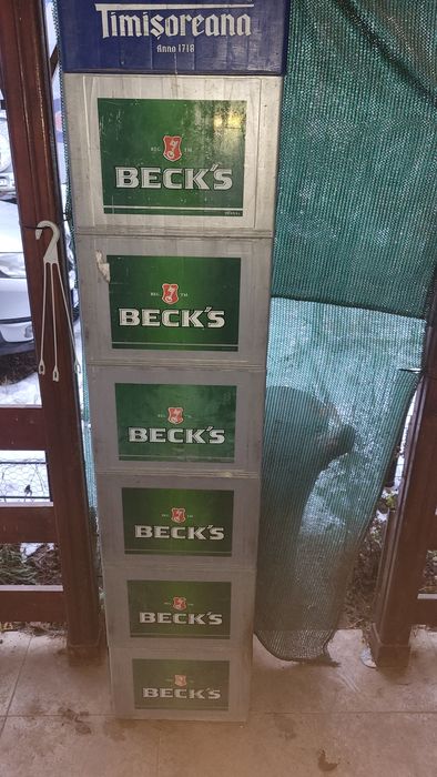 Vând navete bere cu sticle – Beck’s și Timișoreana