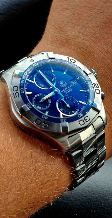 Tag heuer aquaracer caf2112 , automatic ,chronograph , diver 300m