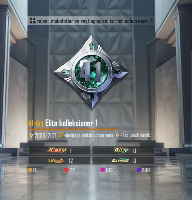 Pubg akount garantiyasi bilan
