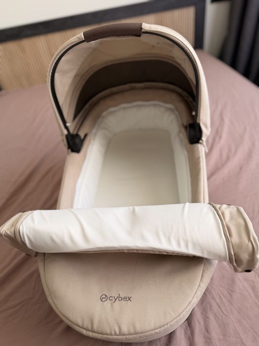 Кош за новородено Cybex Cot S Lux Almond Beige