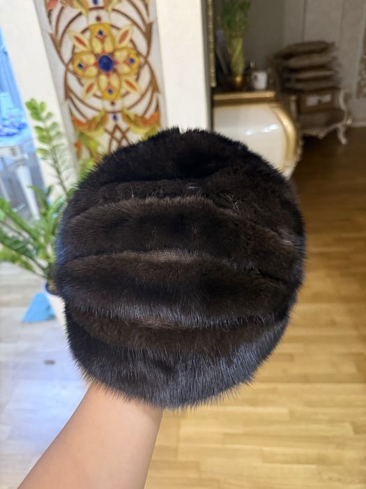 Норковая шапка в идеальном состоянии!