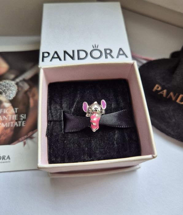 Charmuri disney Stitch Angels Winnie Pisica Marie Dumbo Argint S925