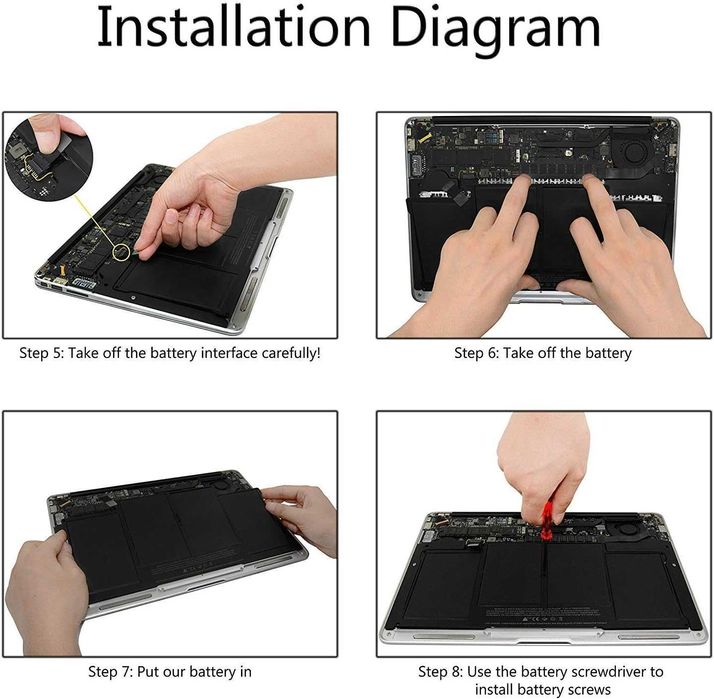 A1405 батерия за Mac Book Air 13-инчов A1377 A1466 A1496 A1369