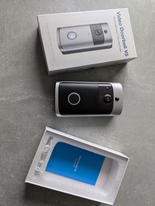 Sonerie inteligenta, sonerie video, Video Doorbell V5, Wi-fi / HD video /night vision /conectare cu smartphone andriod /IOS