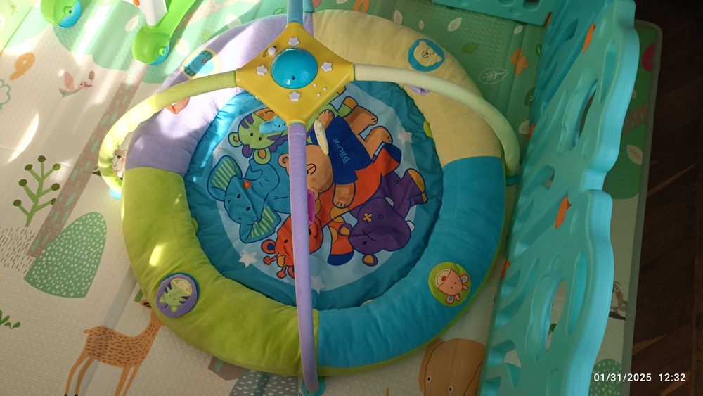 Активна гимнастика със звук и въртележка 120см.