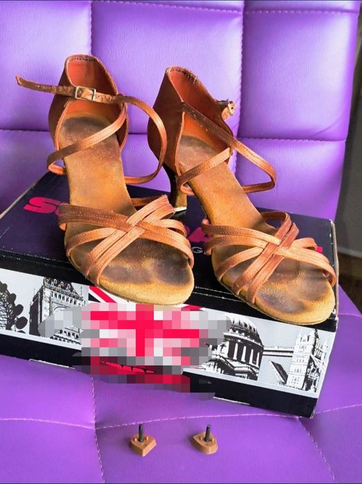 Pantofi de dans sportiv secțiunea latino fete mărimea 40