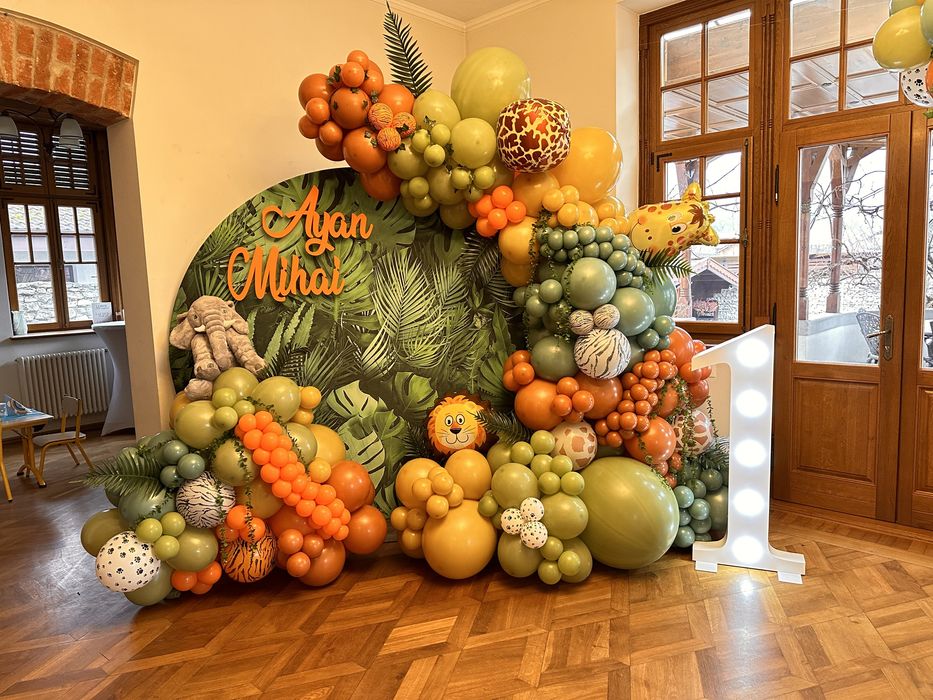 Arcada baloane Safary | Jungle | Baloane Botez