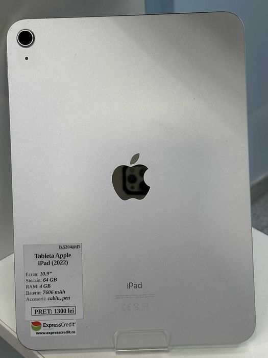 (Ag45 B.5204.45) Tableta iPad 10.9 10th gen - Garantie 24 Luni !