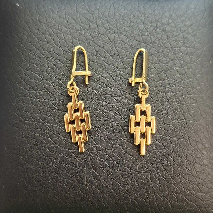 ( B31358.1 / Ag28 Doi Baieti ) Cercei Aur 14K - 1.94 grame / 873 lei