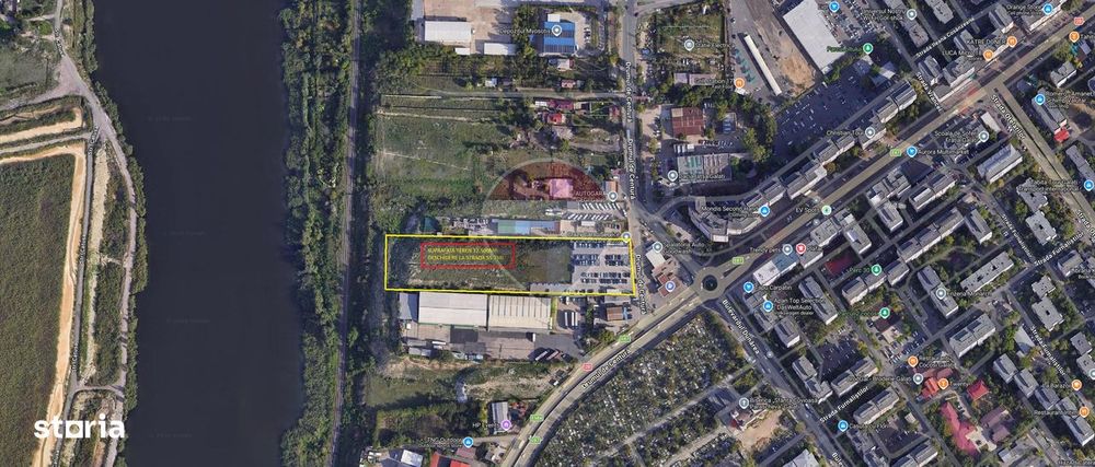 Teren intravilan de vanzare 12.500 mp la Drumul de Centura Galați