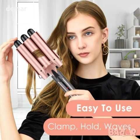 Преса за вафли вафлички с 3 керамични цеви, 25mm