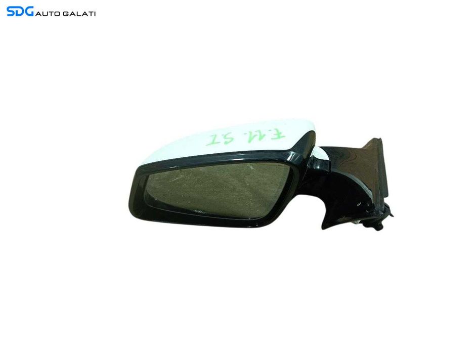 Oglinda Electrica Stanga cu Pliere Rabatare BMW Seria 5 F10 2009 - 2014 Culoare 300 Alpinweiss [C5266]