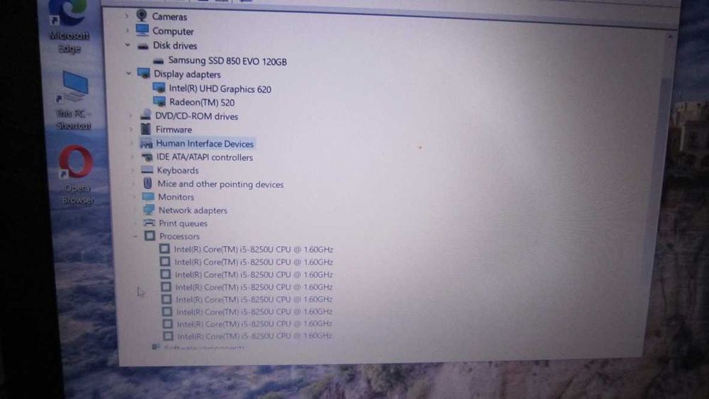 Laptop HP, I5, Gen. 8, ssd