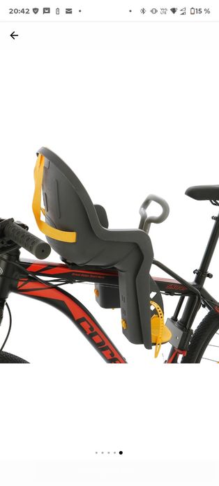 Scaun bicicleta pentru transport copii Dynamic G2, greutate maxima transport 15 kg
