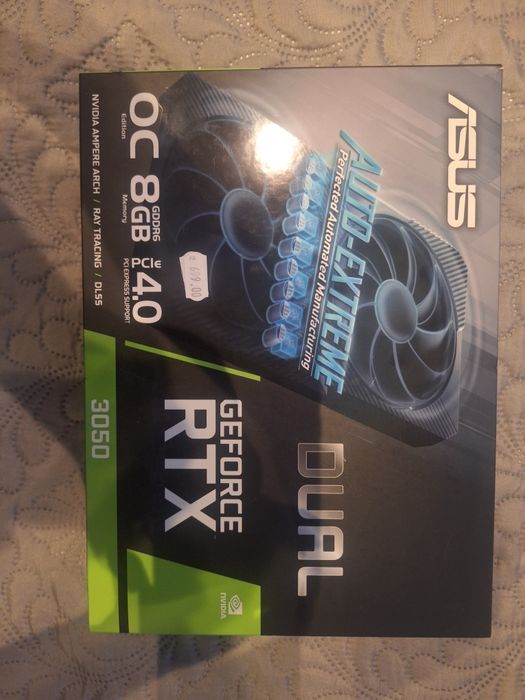 Видео карта 3050 8GB RTX Gforce ASUS dual oc