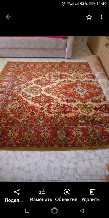 Продам ковер шерстяной за 25000тнг.