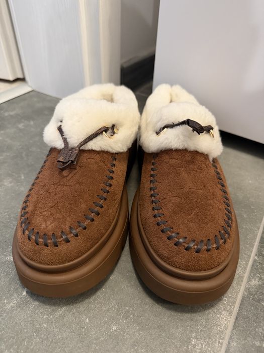 LV чехли  мокасини есен зима loafer
