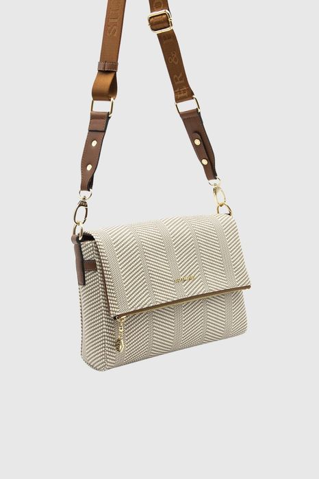 НОВО! ЛИКВИДАЦИЯ! Дамска чанта с прехлупващ капак Silver&Polo