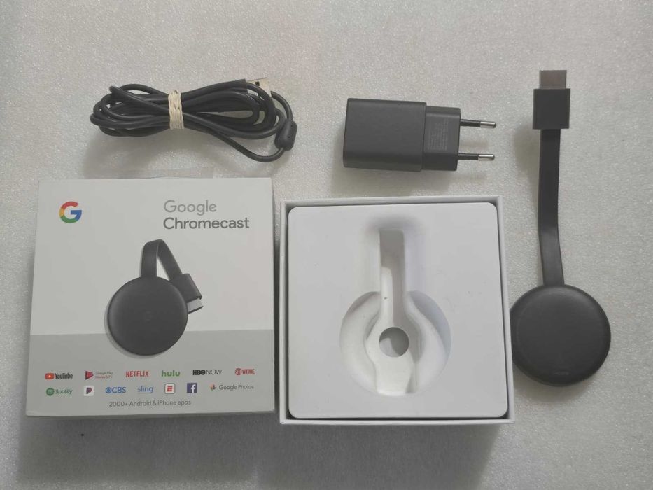Media Player Chromecast Google 3rd Gen. Model NC2-6A5-1600 HDMI