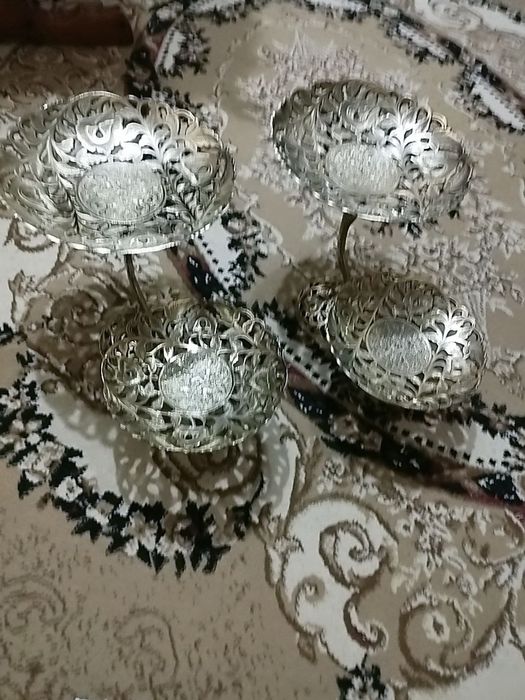 Посуда Латунь Индия этажерки ,чак-чук