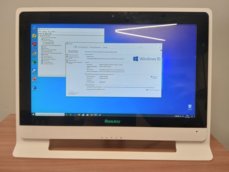 Белый моноблок Huntkey 21.5"