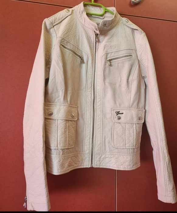 Якета Guess и Trussardi кожено и дънкови