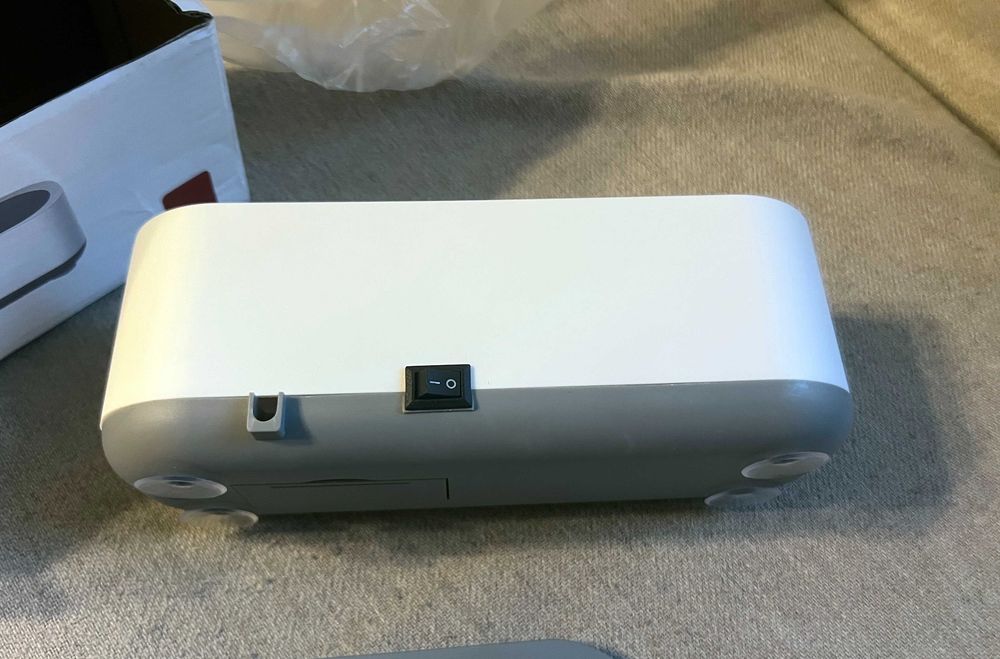 Aparat curatare ultrasonic bijuterii ochelari baterii portabil