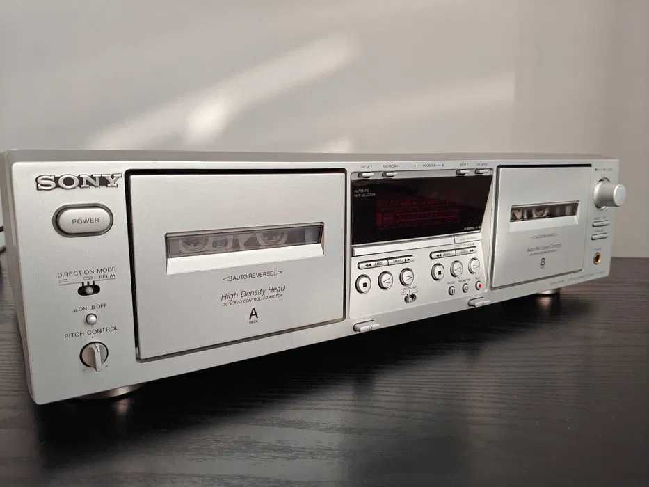 Casetofon dublu Deck SONY cu telecomanda.