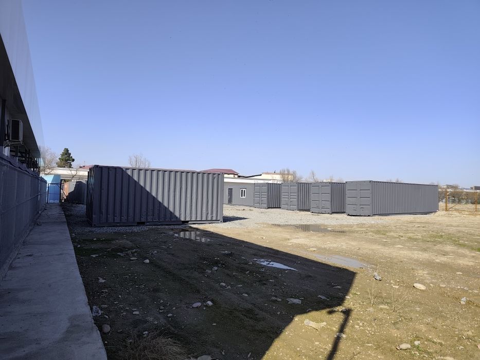 Konteynirlardan YotoqXona Ofes Magazin Sanuzel Sartaroshxona Fast food