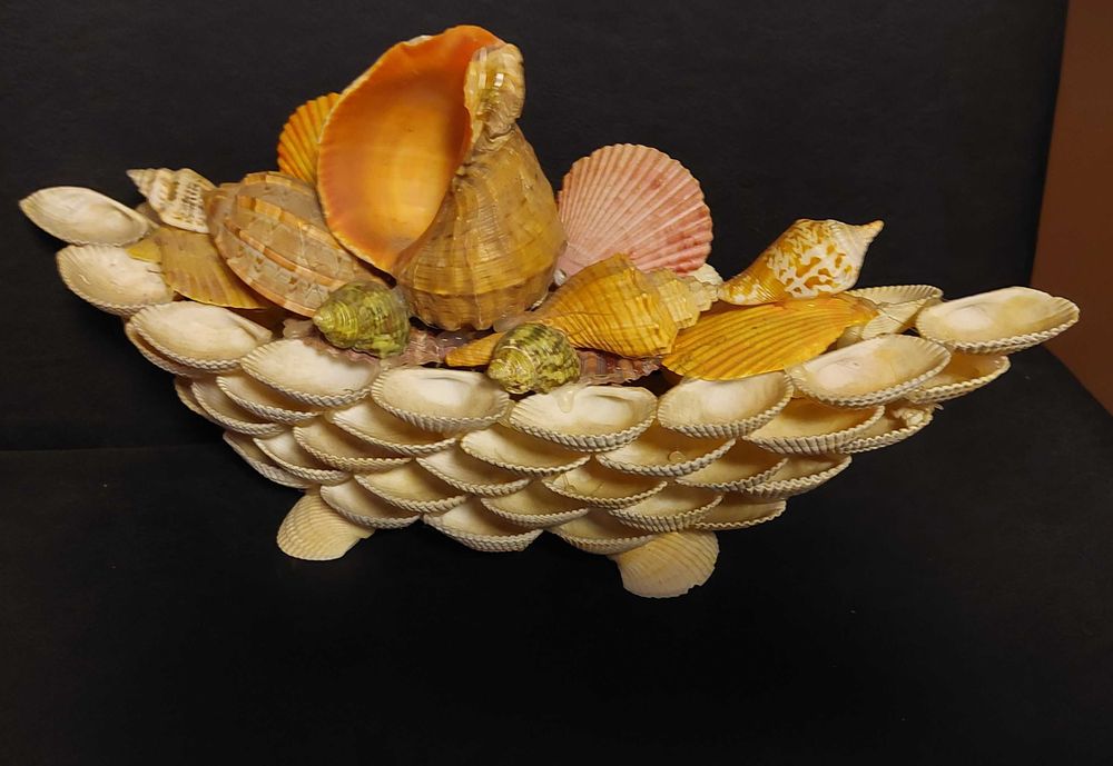 Barca din scoici Decor